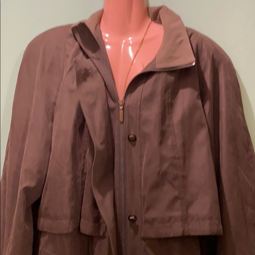 A Beautiful Coat In The Color Brown